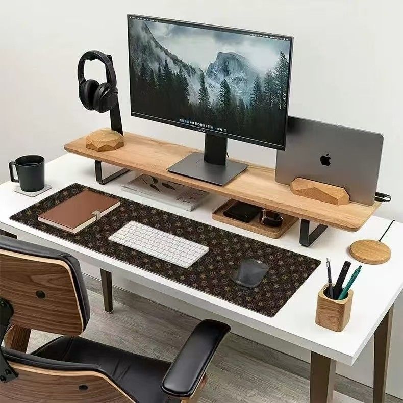 Leather Waterproof Oilproof Laptop Desk Extra Large Mouse Pad Coffee Dining Table Desktop Mat