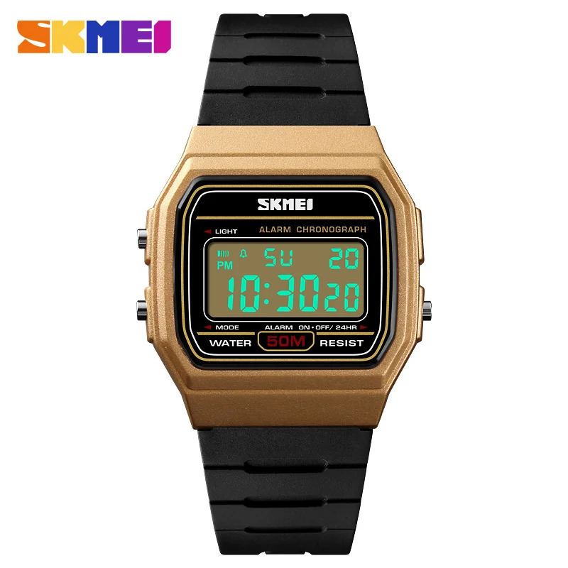 SKMEI 1412 Waterproof Display Date Week Female Wristwatch Sports Couple Watches Relogio Feminino Fashion Women Digital Watch 250819