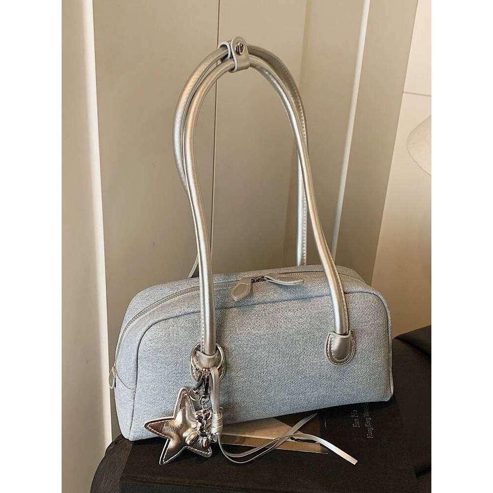 Large Capaci Bowling Women S New Summer Versatile Underarm Commuter Single Oulder Bag Korean Sle Soft PU