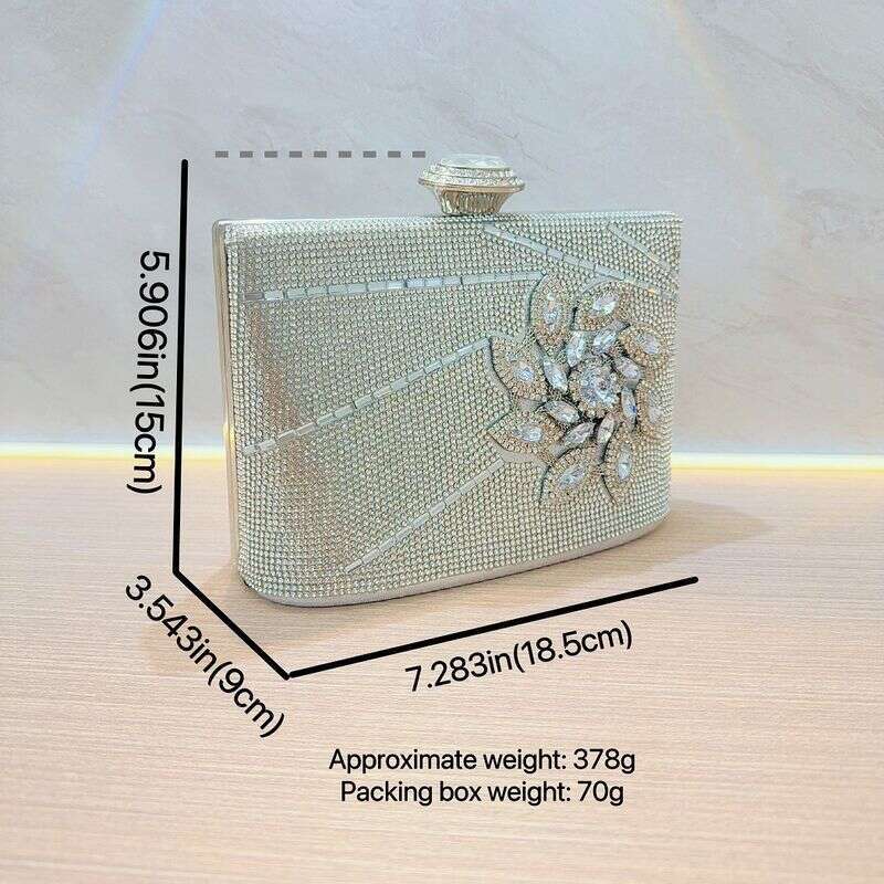 New Women's with Dia Set Banquet Dress Evening Bag Handbag
