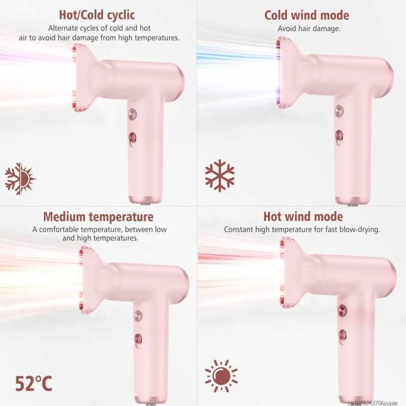 2025 New Mini Portable Hair Dryer High-Power High-Speed Hair Dryer Brushless Motor With 0000 RPM For Adults And Children W250819