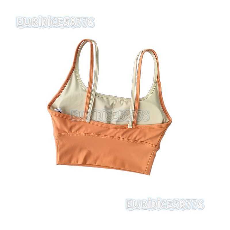 Sports Bra for Women Bare Sensation Beautiful Back Anti-sagging Fitness Sports Bra Shockproof Running Yoga Vest H250819