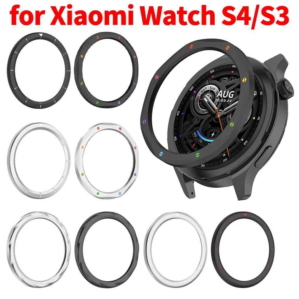 Metal Cover Bezel Ring Case Stainless Steel Bezel Ring Alloy Ring Case Protection Cover for Xiaomi Watch S3 Case Ring Decoration W250819