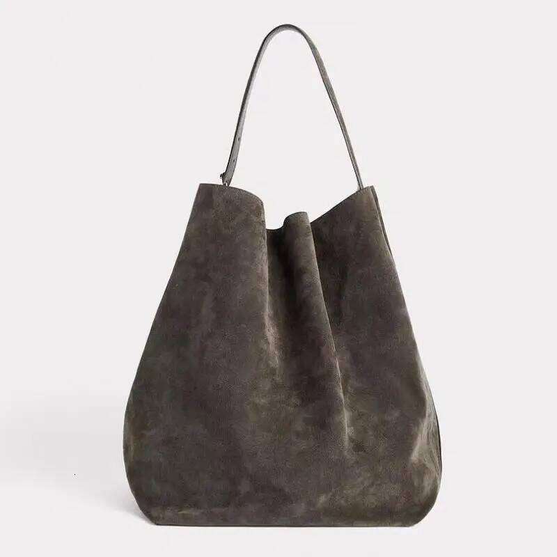 European And American Retro Suede Frosted New Commuting Simple Multifunctional Large Capacity Portable Shoulder Bag