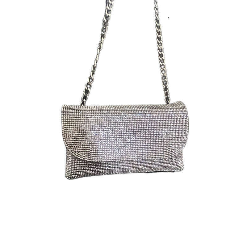 Designer Bag Tote Bag Shoulder Bag Party Sparkling Diamond Chain Single Shoulder Evening Small Square Bag Niche Mini Fashion Clutch For Women