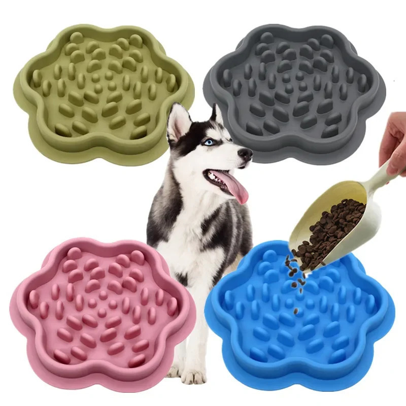 Pet Products Mat For Dogs Cats Slow Food Bowls With Suction Cup Feeding Food Silicone Lick Pad Dog Slow Feeders Treat Dispensing 250813