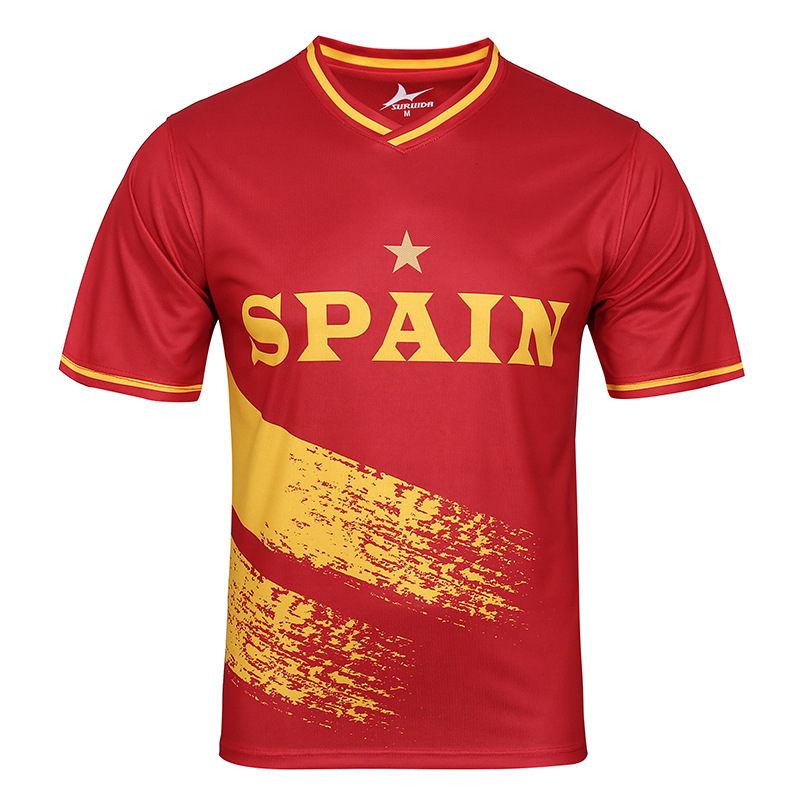 Spain Switzerland Serbia Slovakia fans jerseys breathability