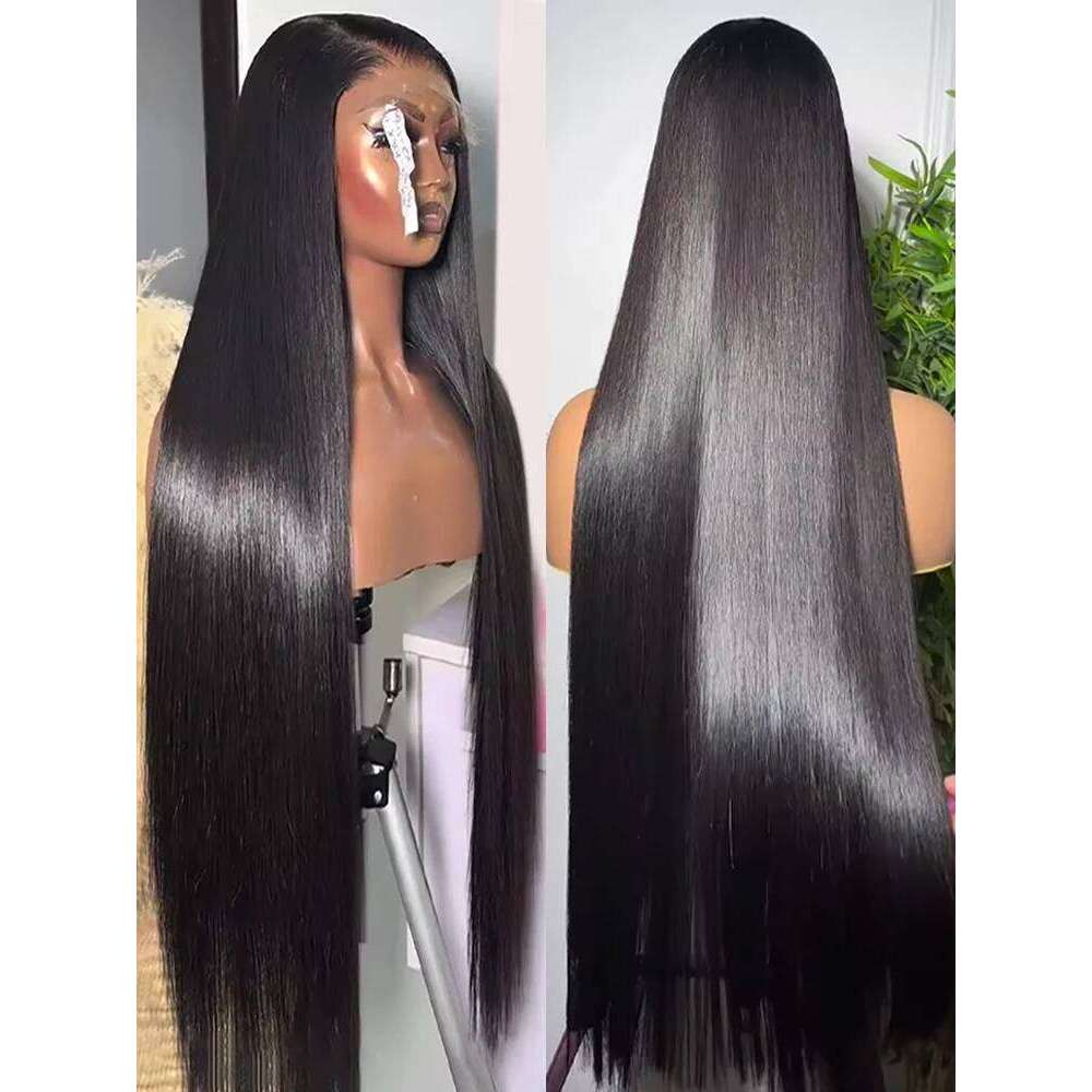 30 40 Inch 13X6 Frontal Straight 13X4 HD Front 250% Lace Wigs Full Human Hair Sale
