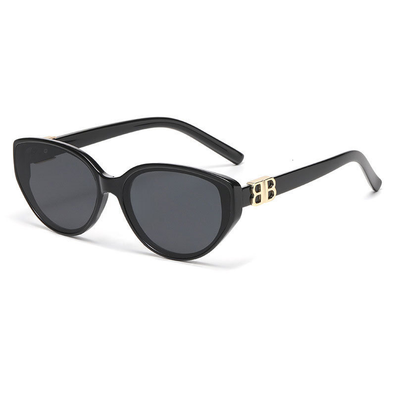New High-end Sunscreen Sunglasses Internet Celebrity Style Fashionable And Elegant High-end Cat-eye Sunglasses for Women