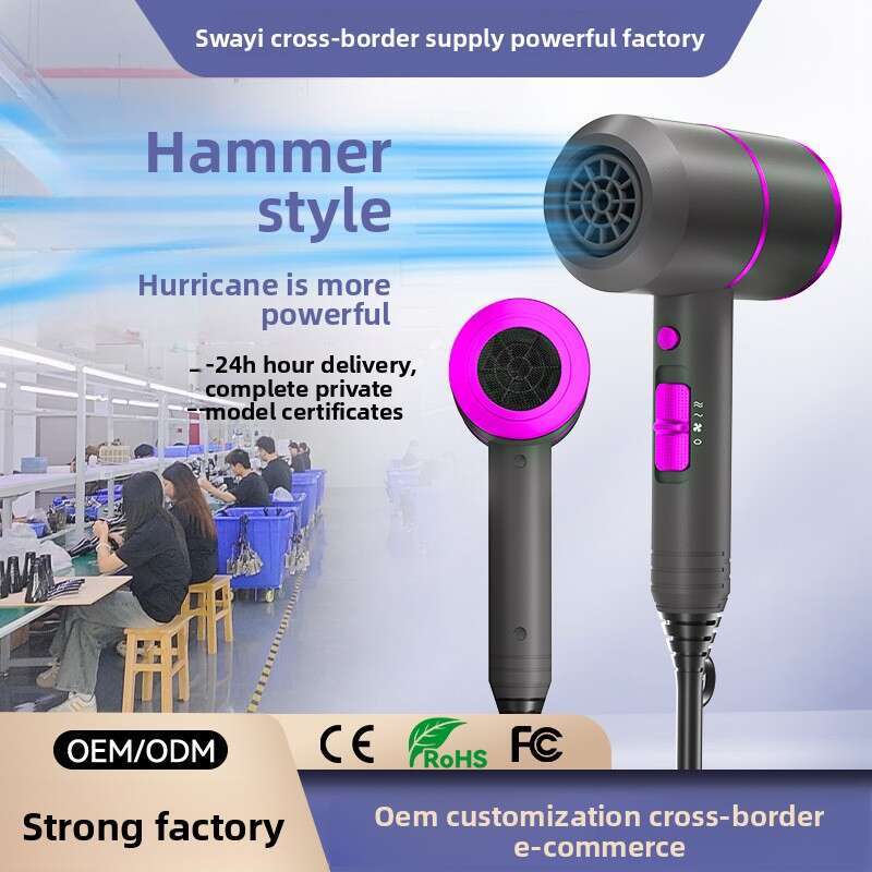 T-type Salon Professional High-Power Hair Dryer Strong Wind Silence