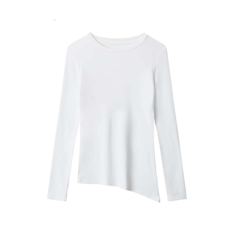 American Style Finger Design Long Sleeve T-Shirt For Women Spring And Autumn Versatile Slim Fit Hot Girl Top B5
