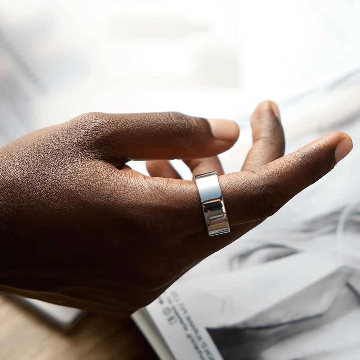 2025 Smart Ring for Men and Women Sleep Heart Rate Oxygen Monitor 5ATM Waterproof Bluetooth TK5 Sports Rings for Men Holiday Gift W250819