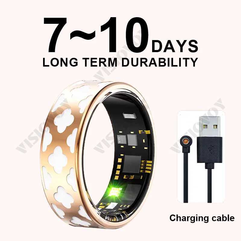 2025 New Smart Ring For Xiaomi Samsung Ring Women You Heart Rate Blood Pressure Sleep Monitoring Waterproof Women Smart Ring W250819