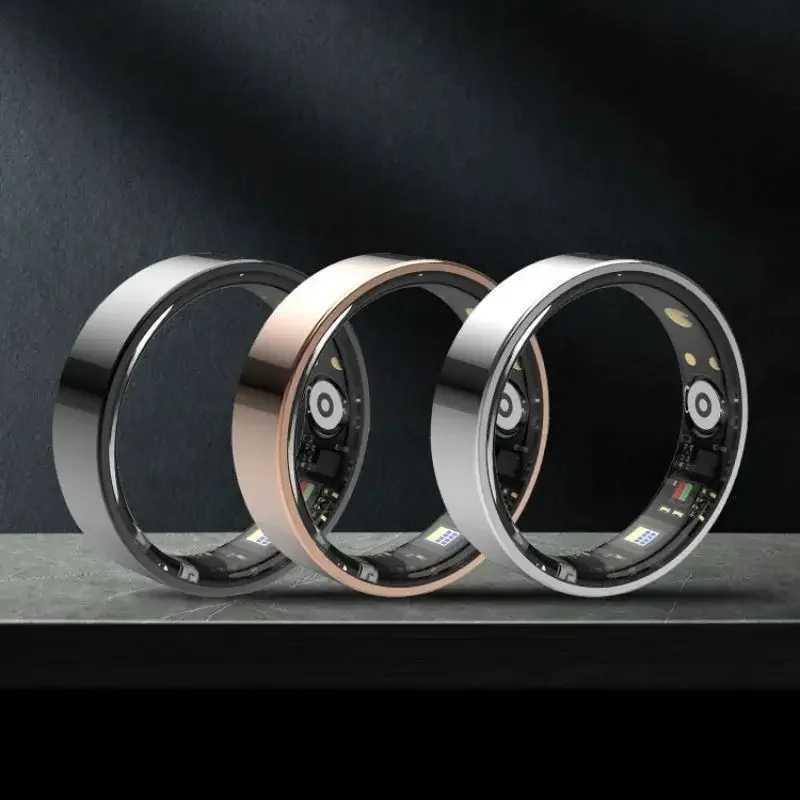 2025 Smart Ring for Men and Women Sleep Heart Rate Oxygen Monitor 5ATM Waterproof Bluetooth TK5 Sports Rings for Men Holiday Gift W250819