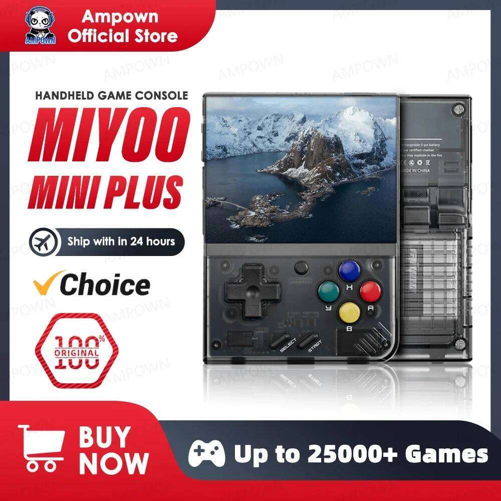 MIYOO Mini Plus Portable Retro Handheld V IPS Screen Classic Video Game Console Linux System Children S Gift