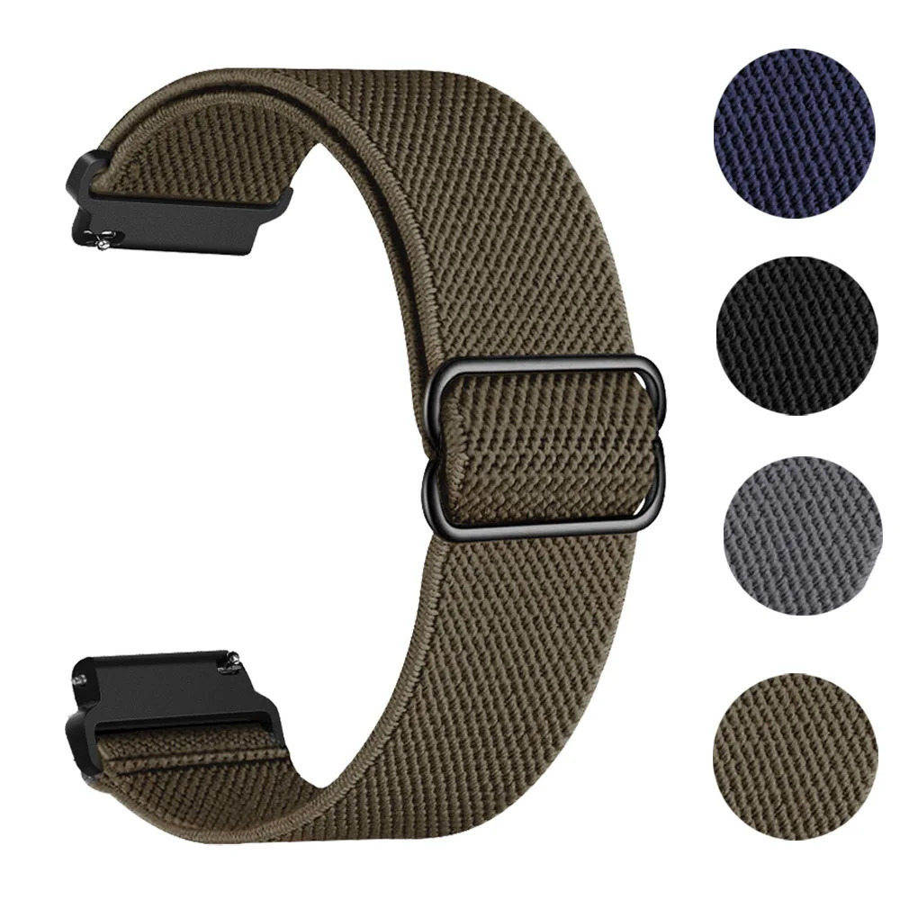 20mm 22mm Nylon Strap for Amazfit GTR 42 47mm/GTR3 Pro/GTS/2e/3/4/2/GTS2 mini Bracelet for Amazfit Bip S/U/3/5/Stratos 2 2S Band 250818