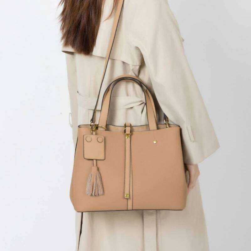 New Fashion Women Work Handbags Genuine Ladies Shoulder Bags Female Brand Real Natural Leather Crossbody Tote Bag