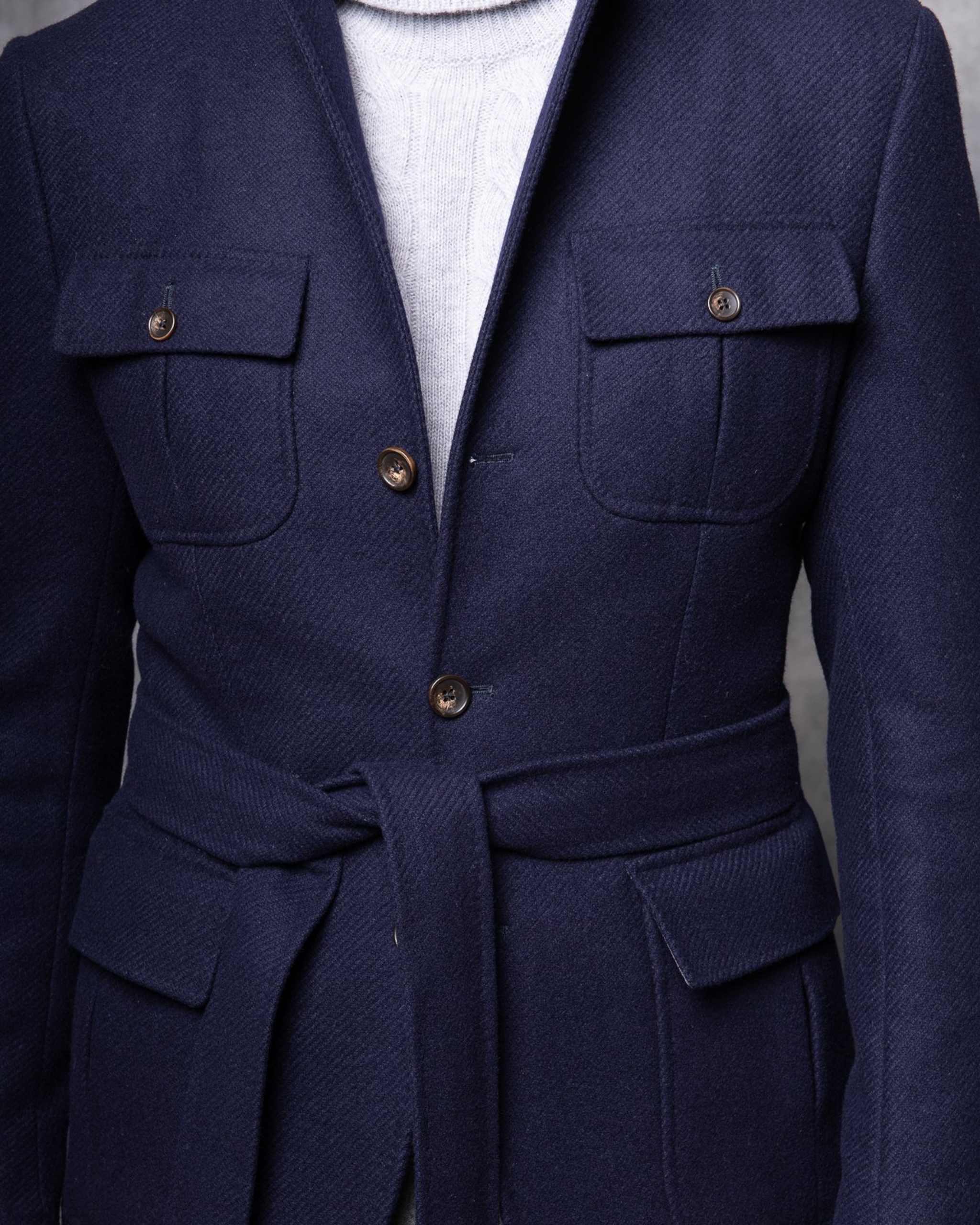 Vintage Men Suit Single Breasted Wool Blend Short Man Tailcoat Casual Peaked Lapel Business Blazers Overcoat Customized