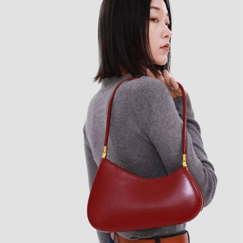 Jonlily Women Genuine Leather Shoulder Female Fashion Handbag Tote Casual Daybag Ladies Underarm Sling Bag Purse KG