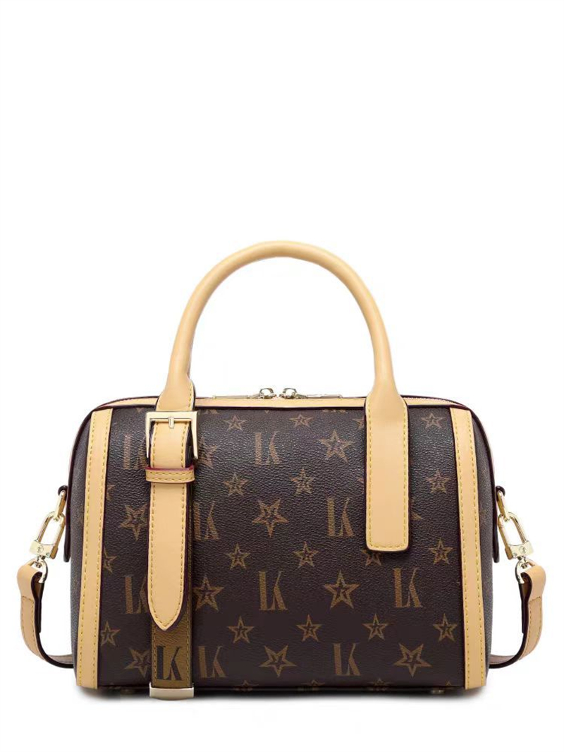 LORDLY KNACK designer bag light luxury genuine leather boston bag casual large capacity high-quality vintage handbag for woman