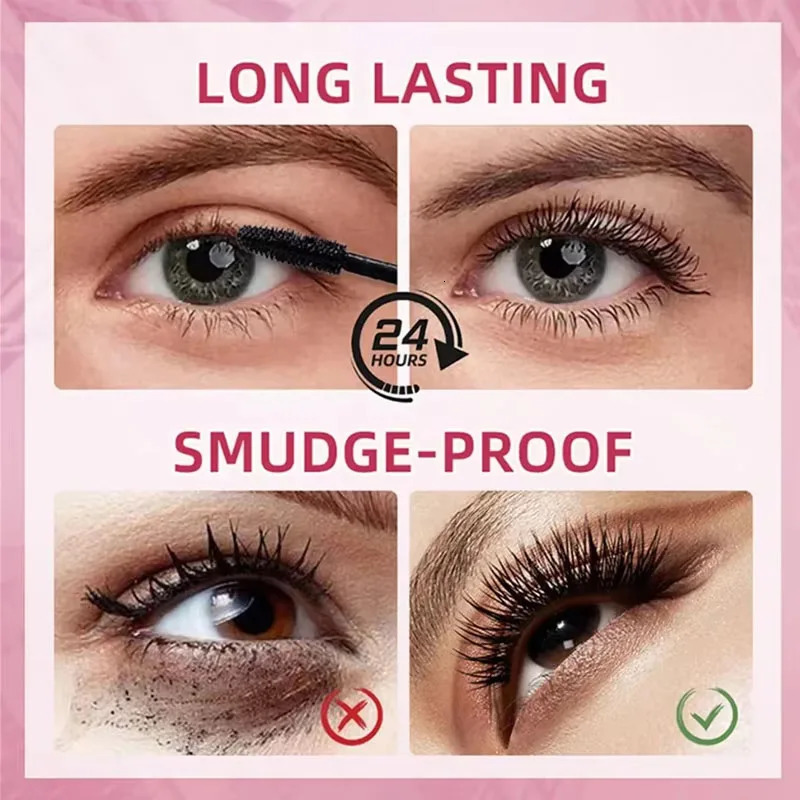 Eyelashes Lengthening Mascara Waterproof Long Lasting Silky Lash Black Eyelashes Extension Make Up Beauty Eye Korean Cosmetic 250818