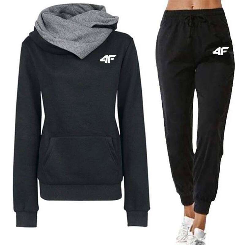 Hot Sales Womens Tracksuit Print Sports Hoodies For Women Suit Jogging Sweatshirts+Pants 2 Pcs Casual Woman Pants Sets 2025