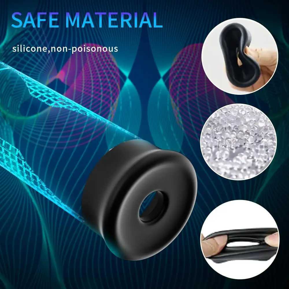 Penis Pump Male Masturbator Penis Extender Vacuum Pump Penis Enlargement Enhancer Penis Trainer Massager Ring Sex Toys 18+ XJ250819
