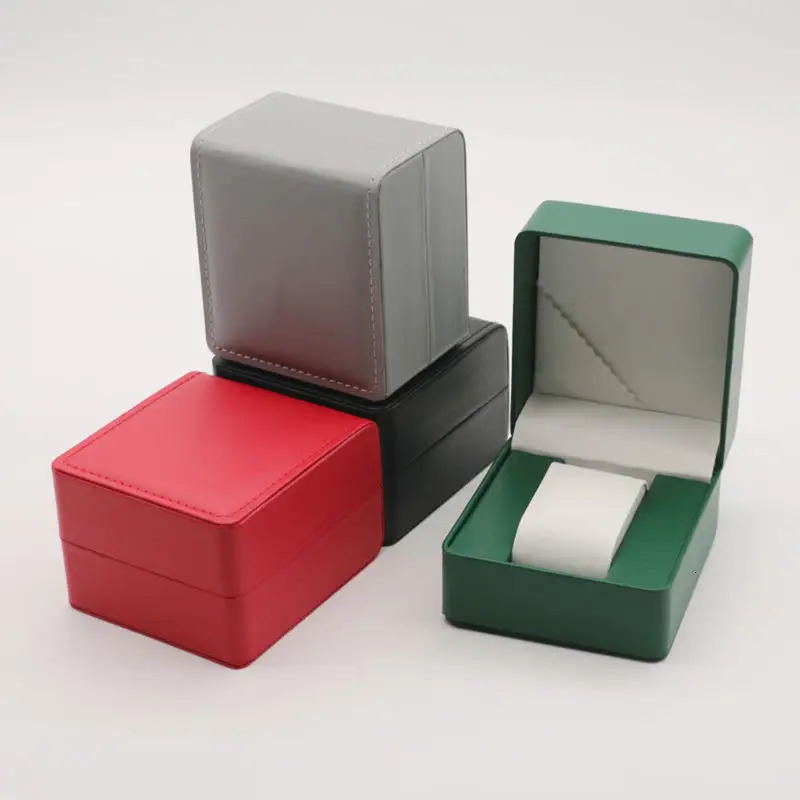 High Grade Single Watch Gift Boxes with Pillow PU Leather Wristwatch Display Case Organizer for Men Watch Packaging Box Jewelry 250819