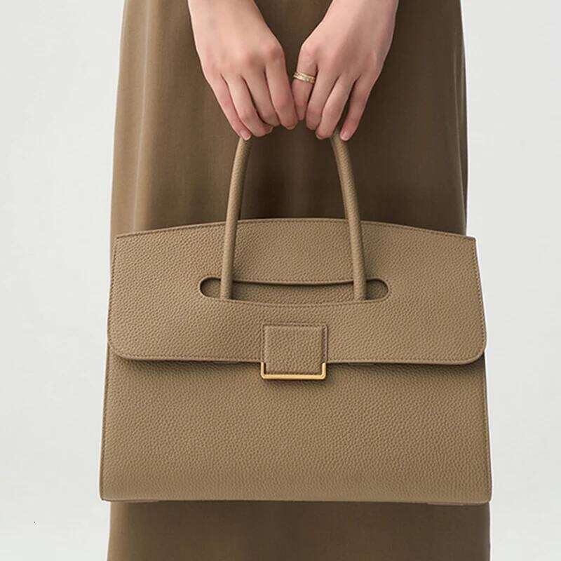 Fashion Lady Commuter Tote Bags Classic Large Capacity Versatile Women Handbags PU Leather Shoulder Bag