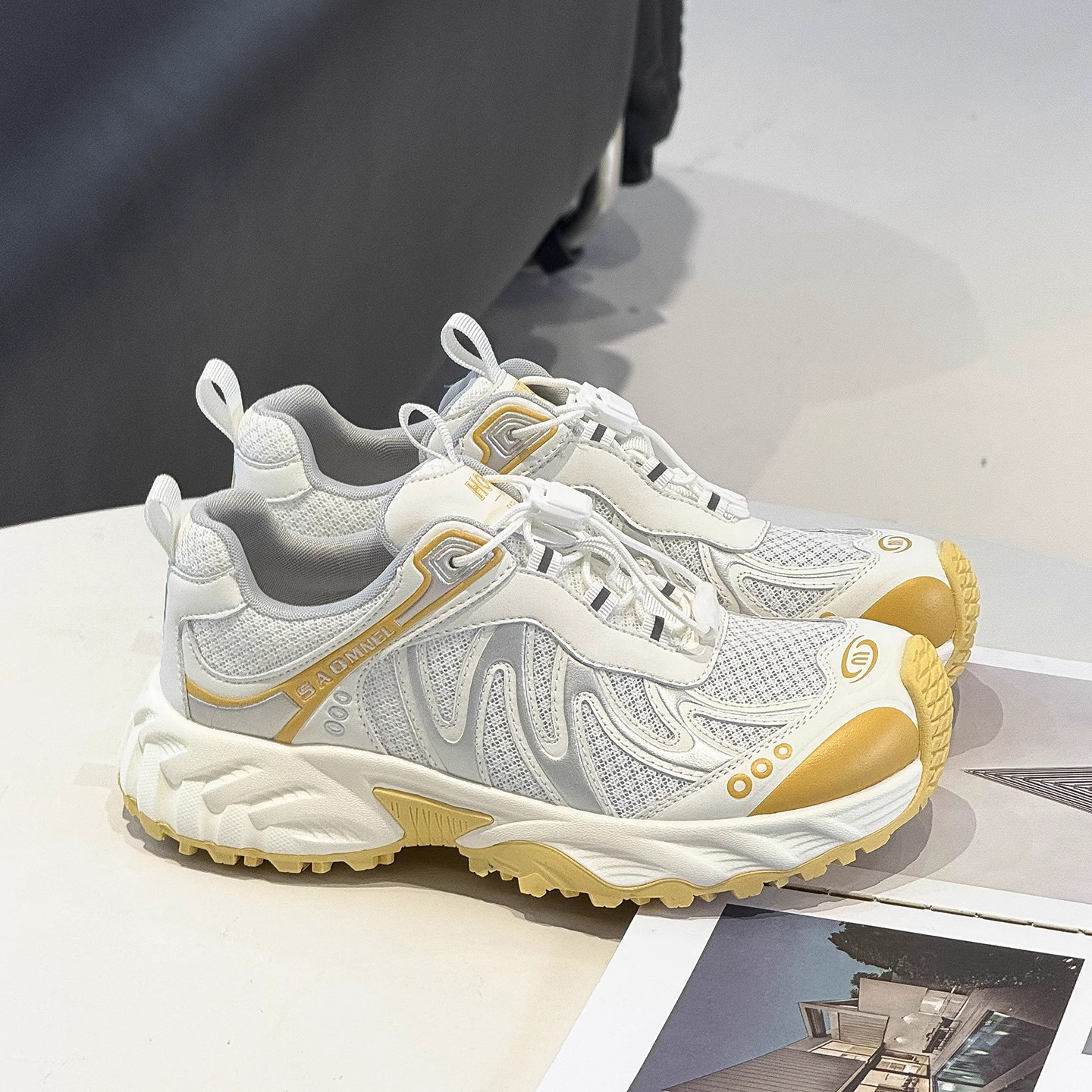 Daddy shoes female new fashion all-mesh surface breathable hiking outdoor casual shoes