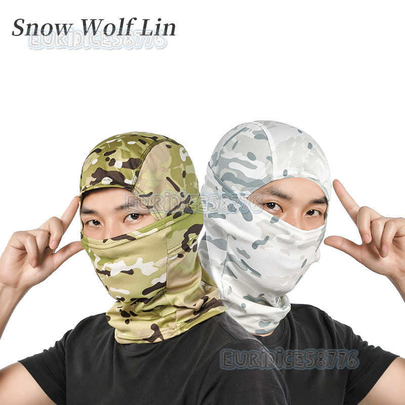 Camouflage Tactical Headgear Outdoor Riding Single Camouflage Headgear Breathable Single Mesh Outdoor Headgear H250819