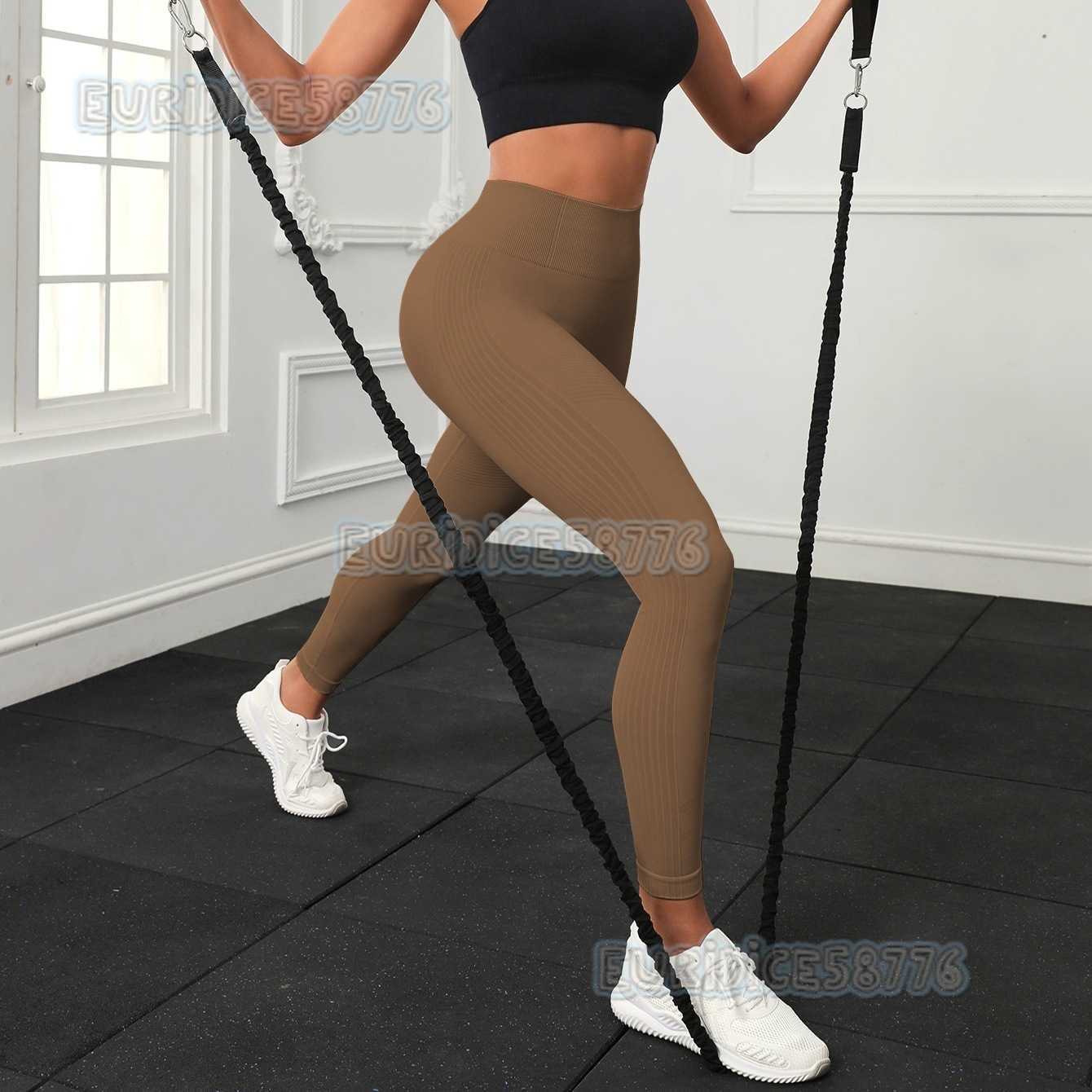 High Waist Tummy Control Butt Lift Yoga Pants Women Tight Quick Dry Breathable Running Sports Fitness Pants H250819