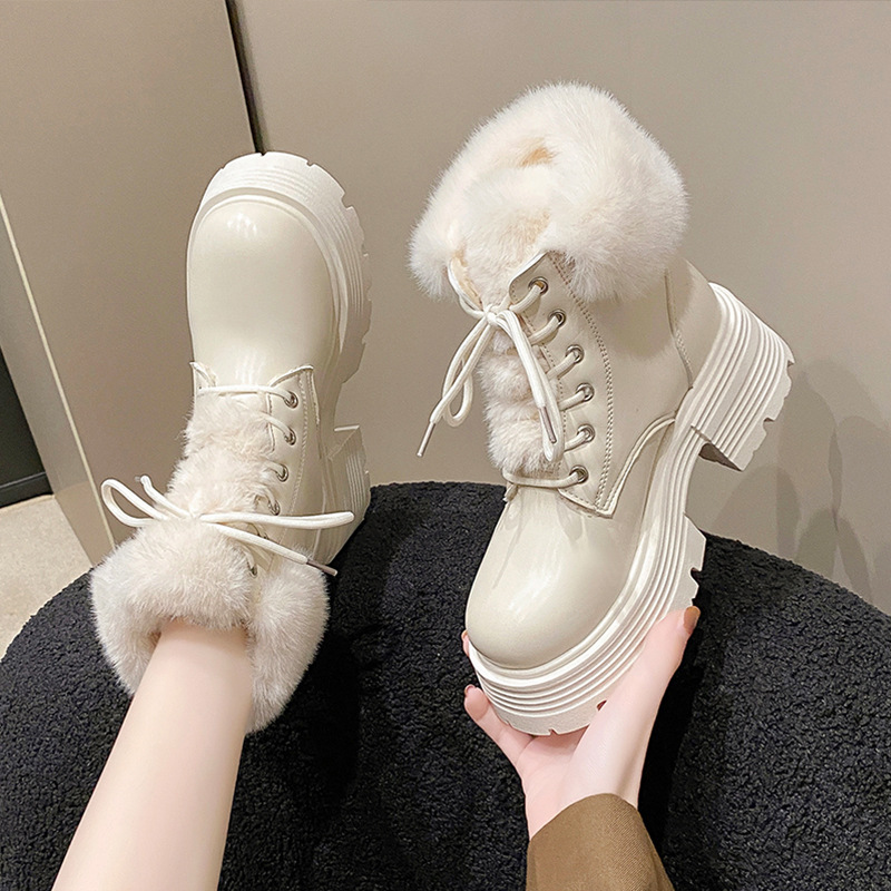 hot Free delivery designer woman cotton boots Snow boots with plush durable comfortable and fashionable cotton boots