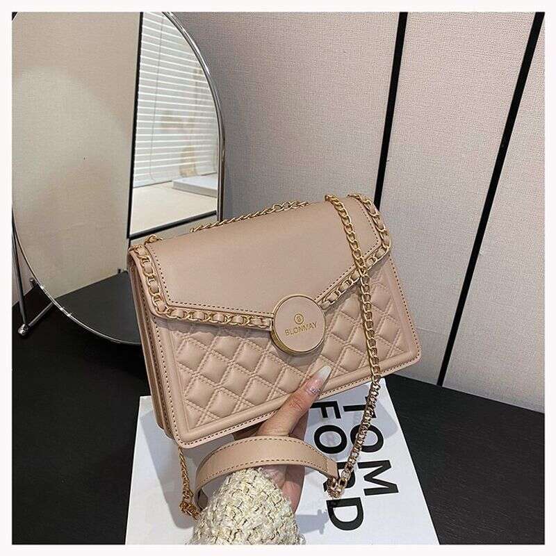 Xiaoxiang Wind Rhombic Chain Bag Women's Foreign Trade Best-selling Ladies underarm high-end niche shoulder bag handbag