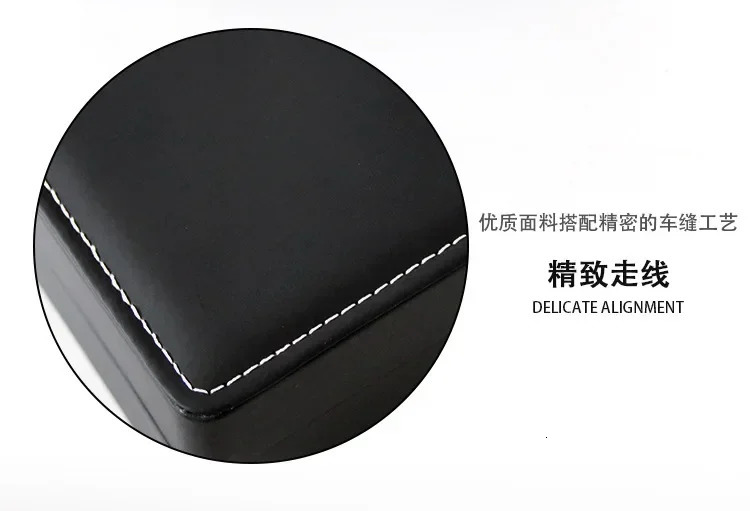 Lnofxas Black Single Watch Gift Box with Pillow PU Leather Wristwatch Display Case Organizer for Men Clamshell leather watchcase 250819