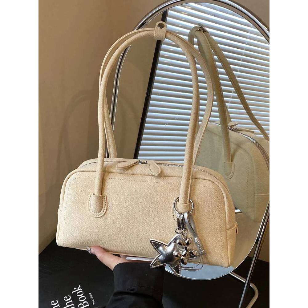 Large Capaci Bowling Women S New Summer Versatile Underarm Commuter Single Oulder Bag Korean Sle Soft PU