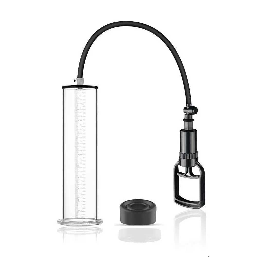 Male Penis Vacuum Pump Enlarger Extender Enhancer Erection Penile Enlargement Growth Trainer with Sealed Sleeve Sex Toys for Men XJ250819