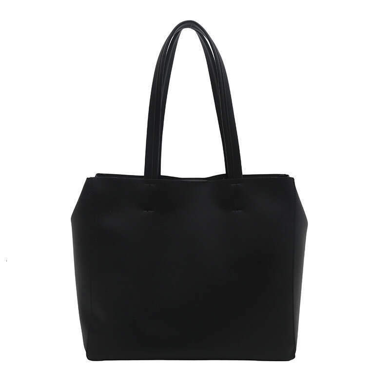 Large Capacity Simple Soft Leather Tote for Women 2025 Summer Fashion Versatile Shoulder Underarm Bag