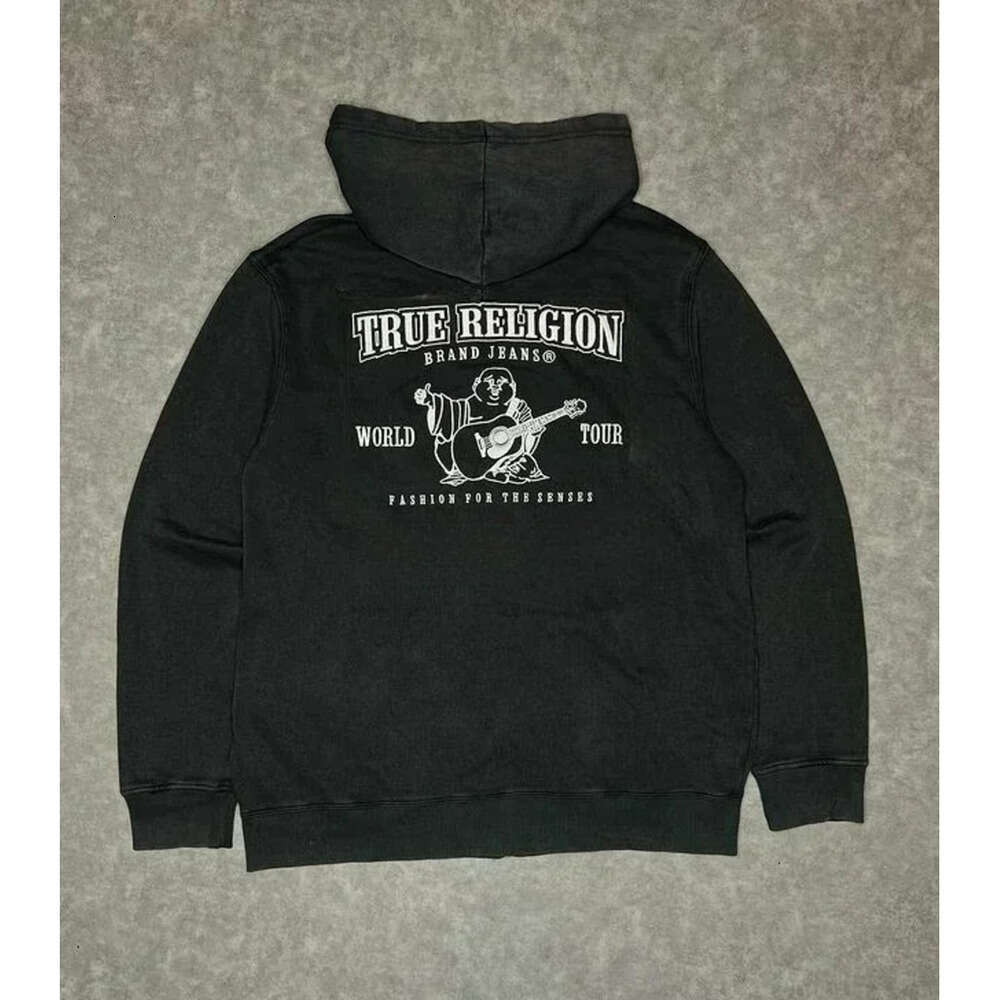 Trues Relgion Hoodie Tops Men Women Horseshoe Sweatshirts Harajuku Graphic Print Oversized Hoodies Clothing Men's Y2k Hip Hop Gothic Religion Sportswear 0Dc