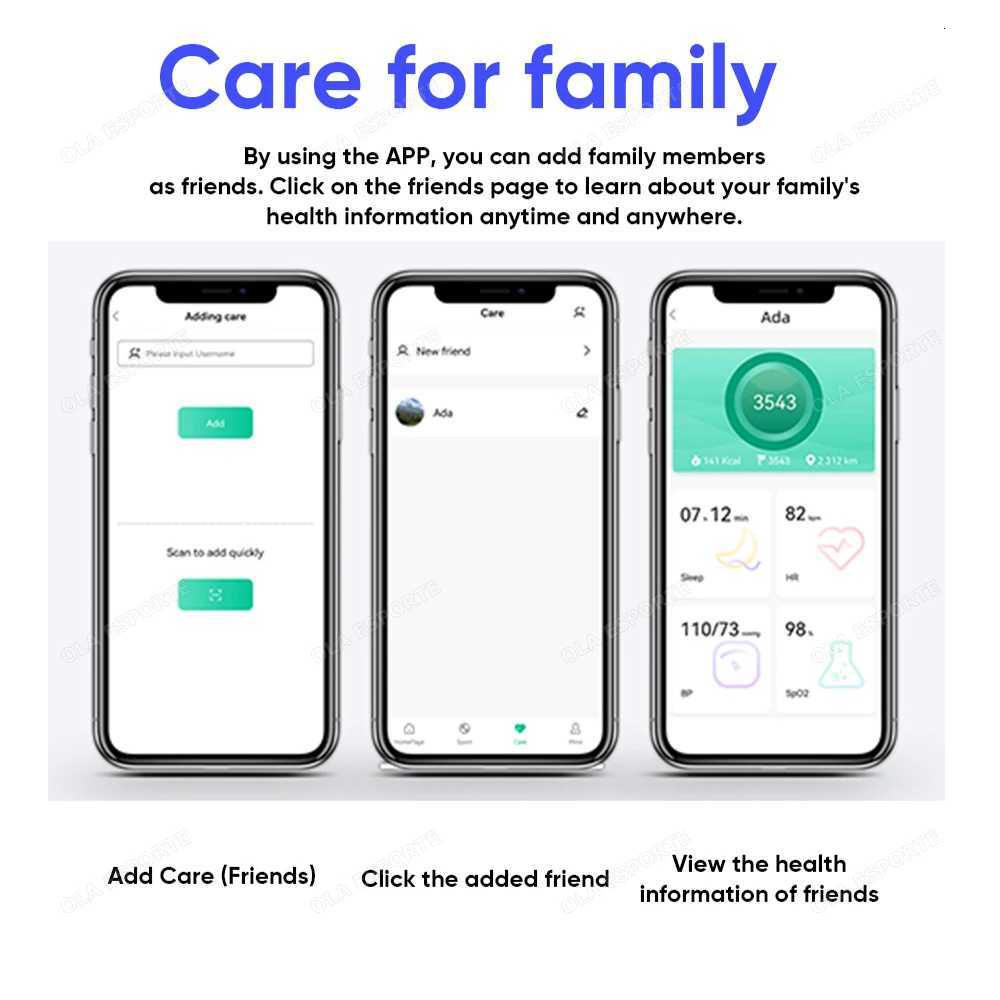 New Smart Ring Health Tracker Mens and Womens Heart Rate Health Rings Long Lasting Battery Sleep Smart Ring for Android IOS W250819