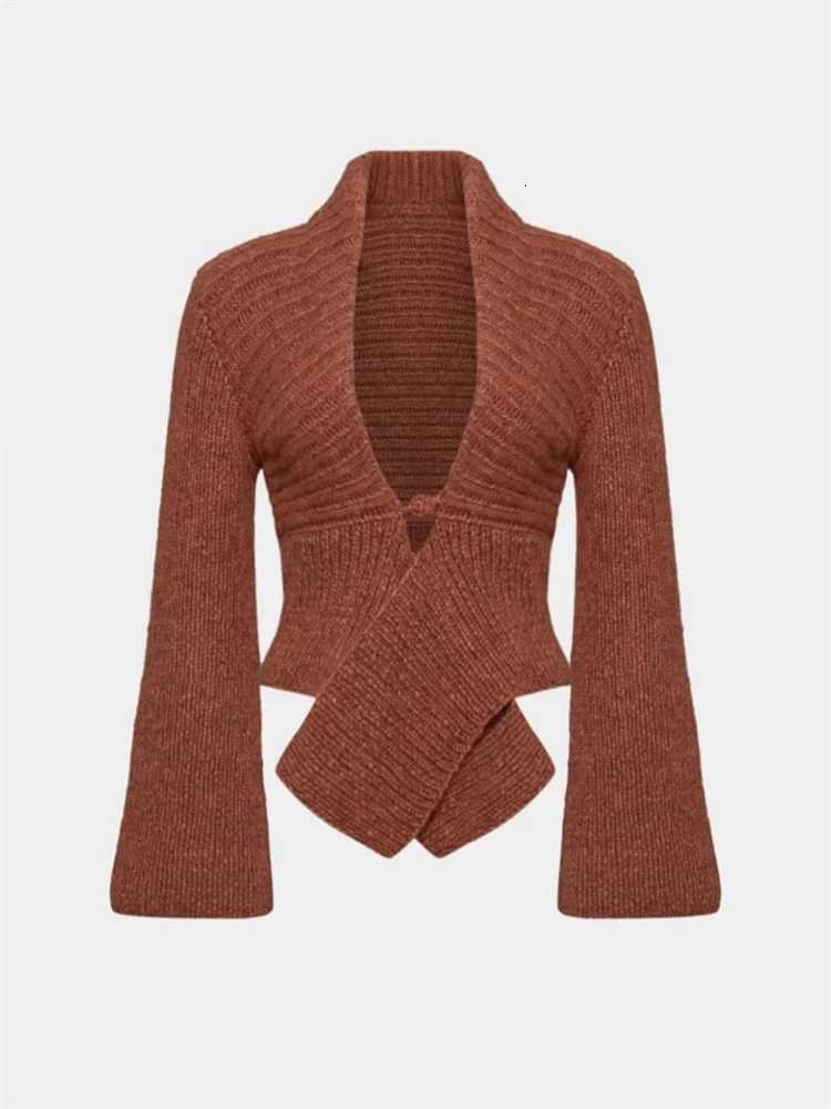 Tossy White Vintage Knit Sweater Cardigan for Women Hollow Out Loose Ele Autumn 2025 Cover Up Knitwear Fe Cardigan Top XJ250819