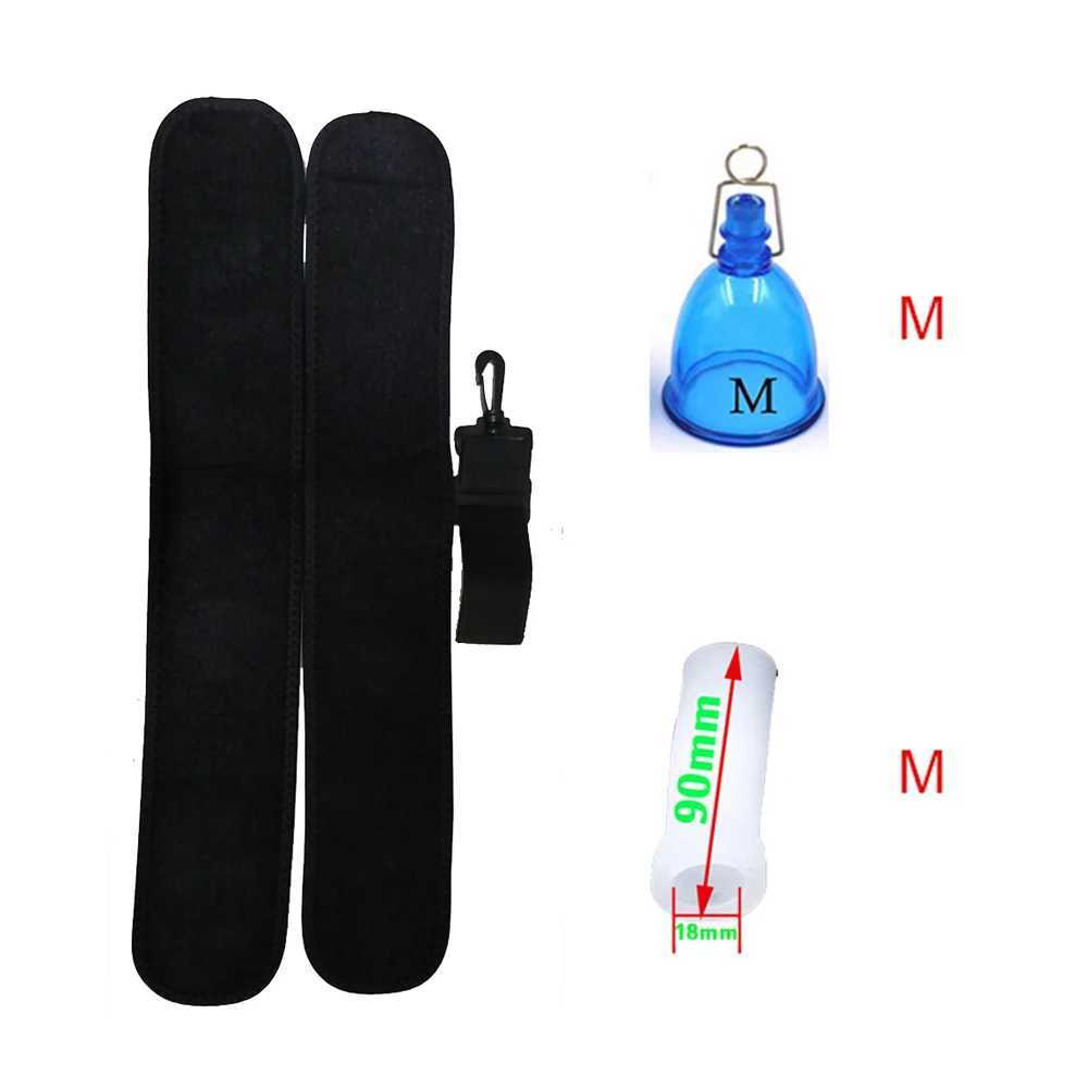 Penis Pump Extender Enlargement Physical Exerciser with Vacuum Cup Stretcher Trainer Dick Enhancer Belt Hanger Set Sex Toys for MenXJ250819