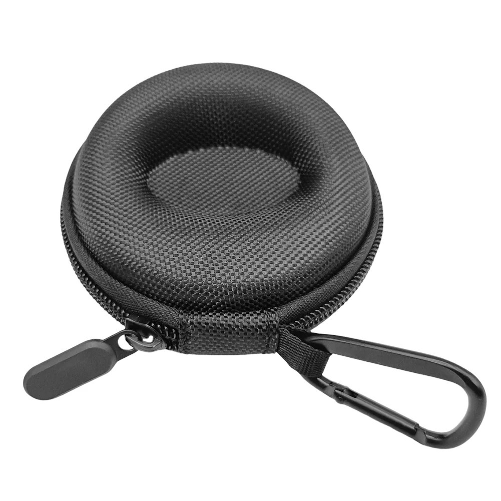 EVA Single Watch Box W/Zipper Shockproof Cushioned Round Travel Portable Watch Case Anti-Scratch for Wristwatches Smart Watches 250819