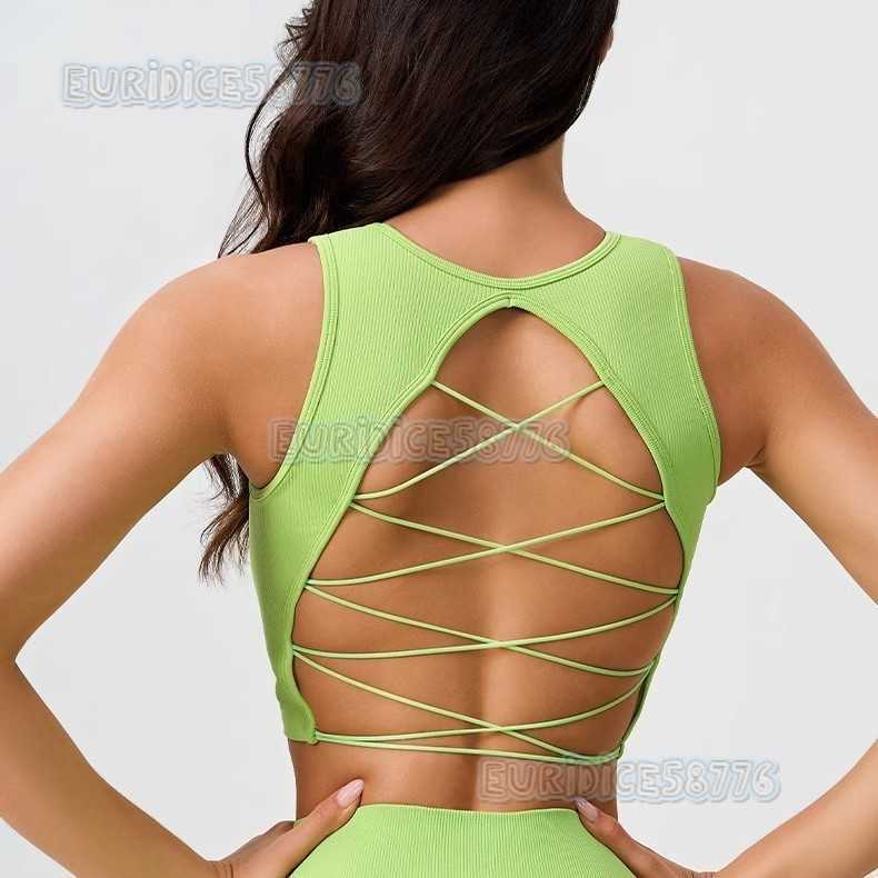 Thin Strap Beauty Back Sports Bra Side Breast Collection High-strength Professional Shockproof Gathered Running Bra Yoga Fitness Bra H250819