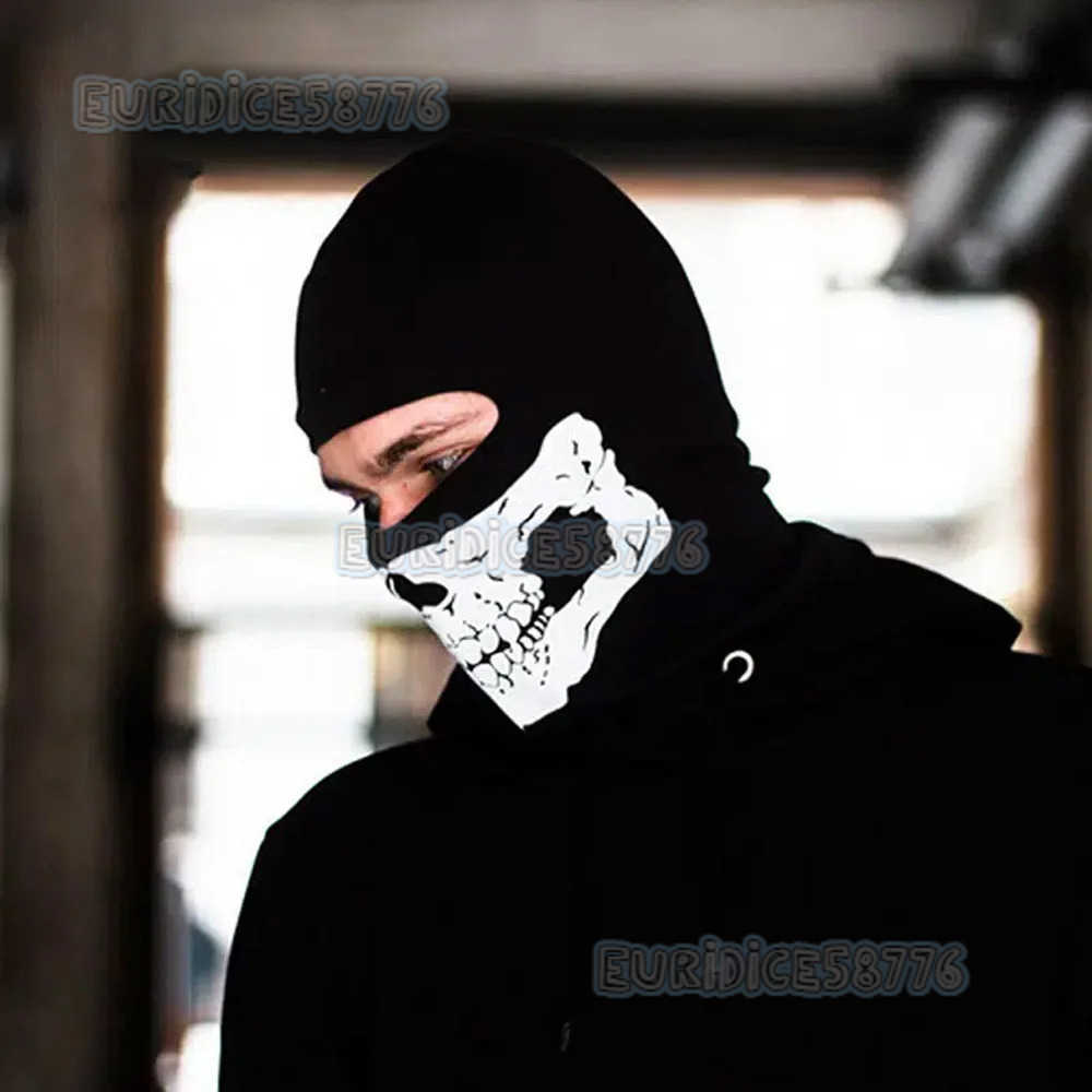 Breathable Face Masks Skull Mask Seamless Balaclava Mask Headwear Scarf Motorcycle Riding Men Hat Ski Caps H250819