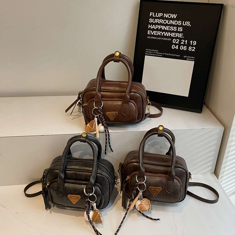 Designer bag Luxury bag Trendy Small For Women 2025 New Fashion Versatile Crossbody High-End Handbag Boston Bag