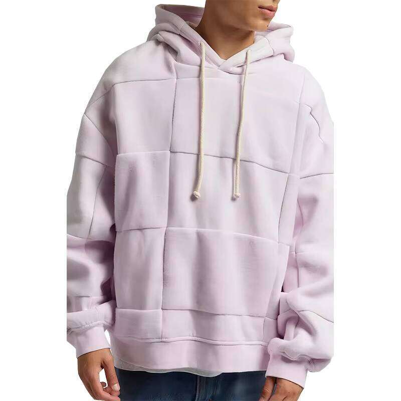 Unisex Quilted Hoodie with 3D Pattern Custom 1:1 Print Autumn Season Casual Knitted Material Hooded Collar-Direct Manufacturer