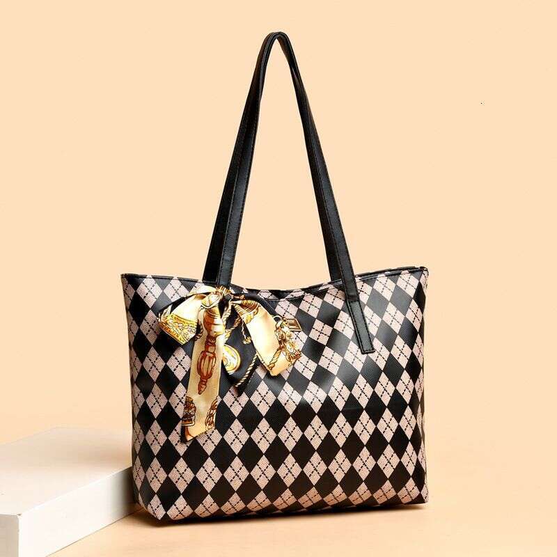 New Ladies Fashion Korean Style Casual Mother Large Capacity Portable Shoulder Tote Bag Dropshipping