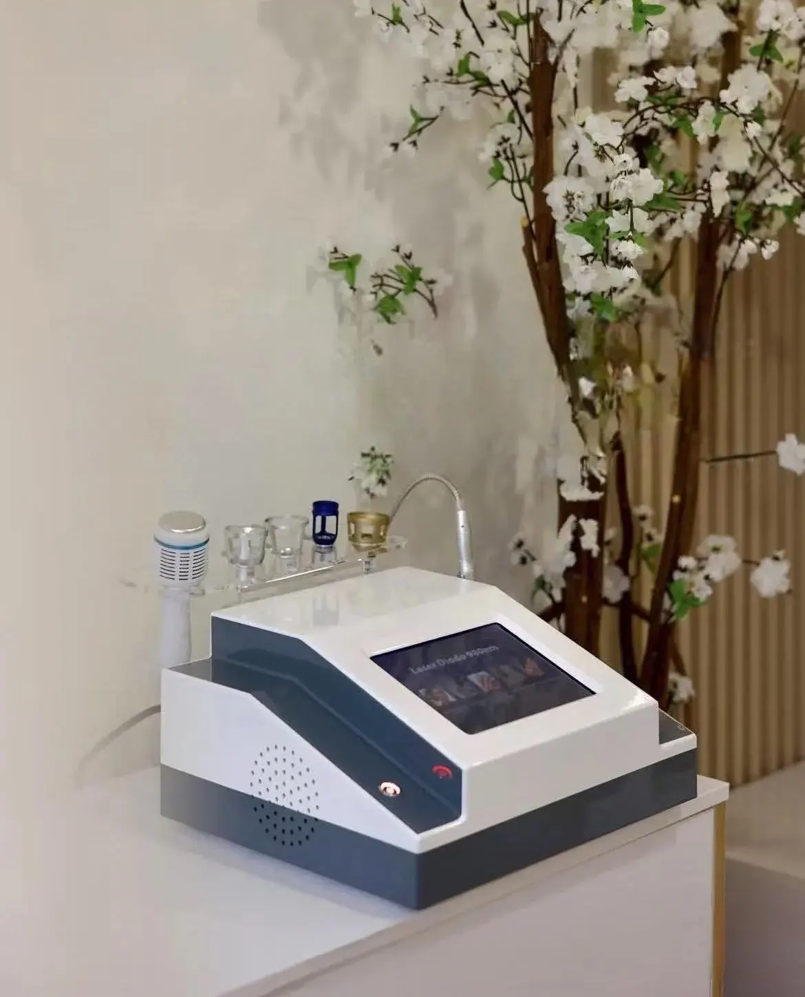 Advanced 5 in 1 980nm Diode Laser Machine for Spider Veins Removal Nail Fungus and Vascular Physiotherapy Care