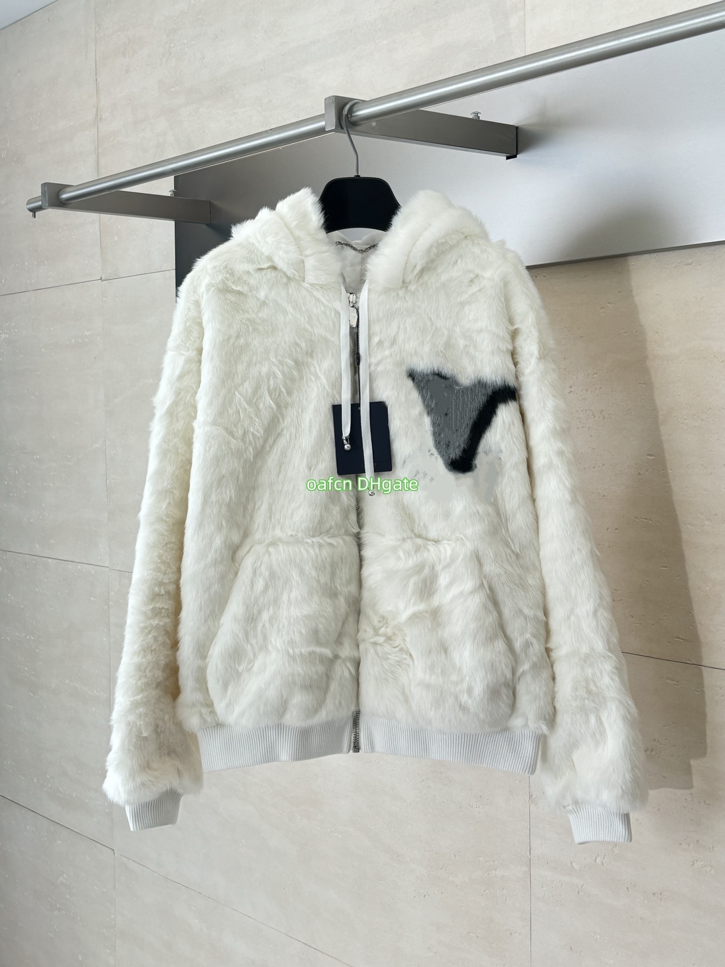 jacket designer jacket mens coats mens jackets Solid color letter fur leather jacket maroon windbreaker jacket Men's Slim Jackets 7490